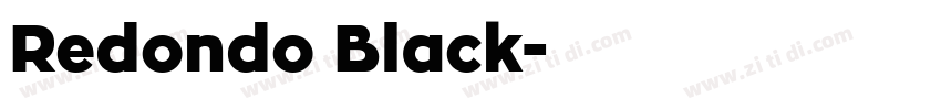 Redondo Black字体转换